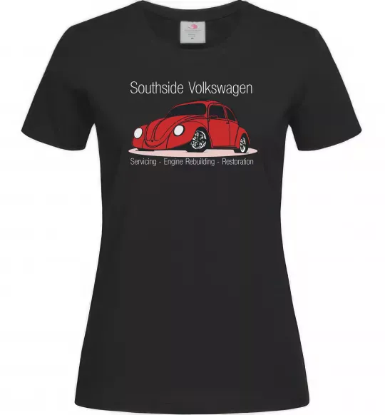 Женская футболка Southside Volkswagen Черный фото