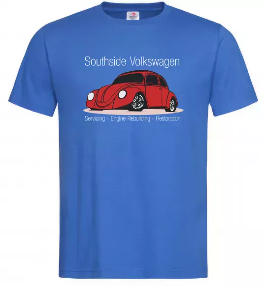Чоловіча футболка Southside Volkswagen Яскраво-синій фото