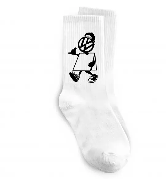 Носки Volkswagen автостоп Белый фото