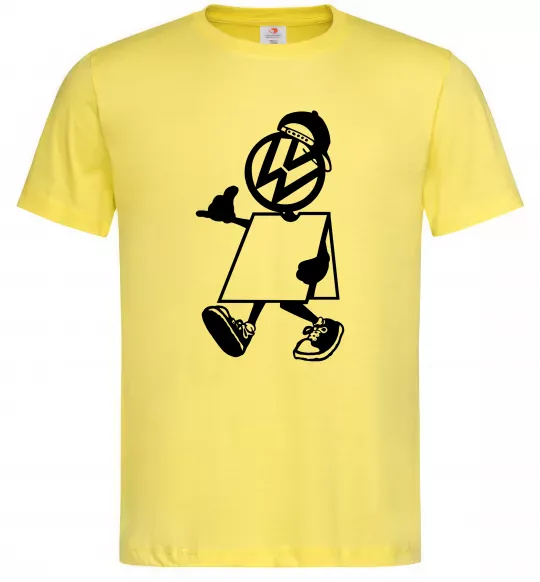 Чоловіча футболка Volkswagen автостоп Лимонний фото
