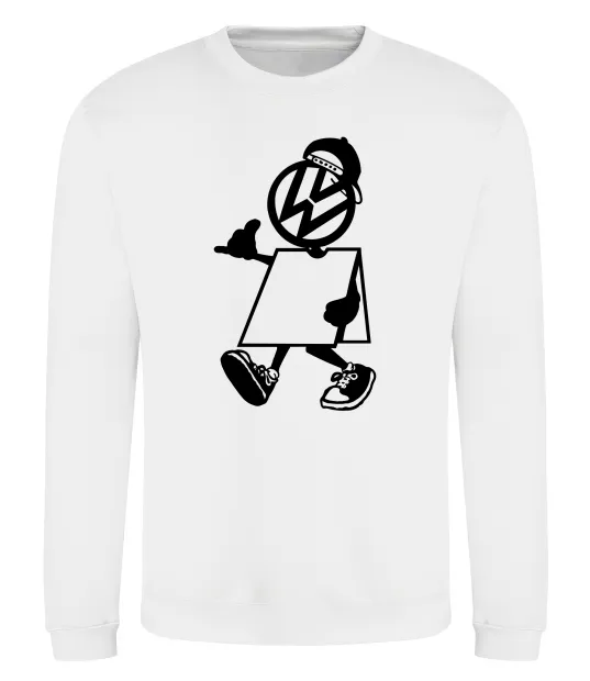 Свитшот Volkswagen автостоп Белый фото