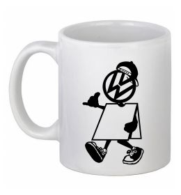 Чашка керамическая Volkswagen автостоп