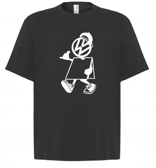 Футболка Оверсайз Volkswagen автостоп Черный фото