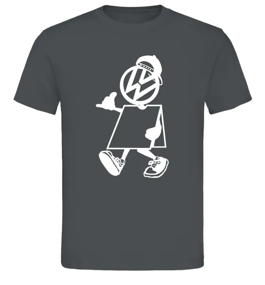 Чоловіча футболка Volkswagen автостоп Графіт фото