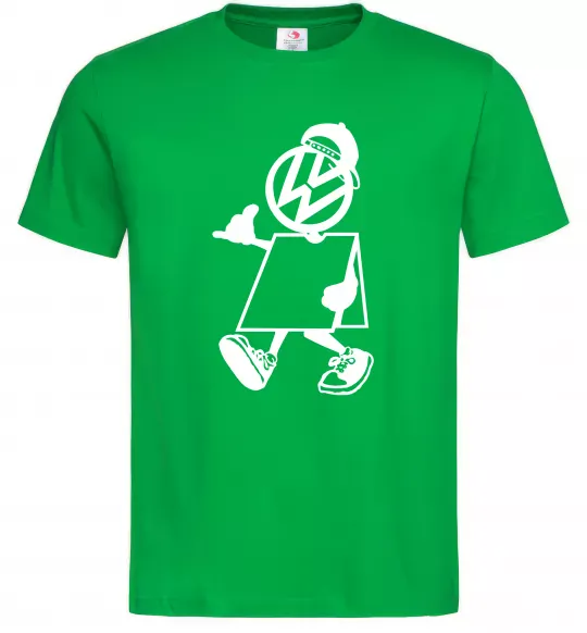 Чоловіча футболка Volkswagen автостоп Зелений фото