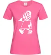 Женская футболка Volkswagen автостоп Ярко-розовый фото