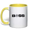 Чашка с цветной ручкой Volkswagen Boss Солнечно желтый Чашка с цветной ручкой Volkswagen Boss Солнечно желтый фото