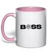 Чашка с цветной ручкой Volkswagen Boss Нежно розовый Чашка с цветной ручкой Volkswagen Boss Нежно розовый фото