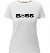 Жіноча преміум футболка Volkswagen Boss Білий фото