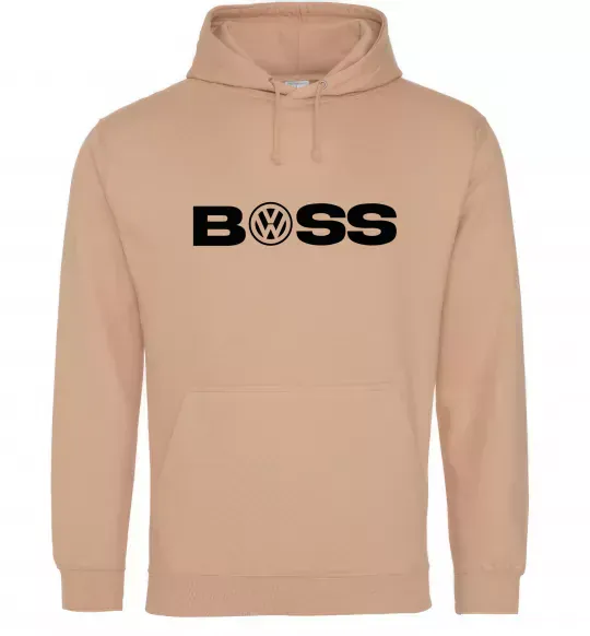 Мужская толстовка (худи) Volkswagen Boss Песочный фото