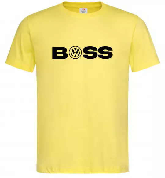 Мужская футболка Volkswagen Boss Лимонный фото