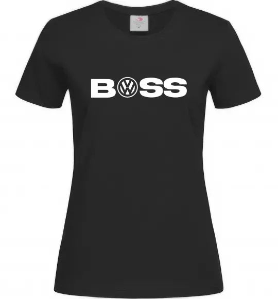 Женская футболка Volkswagen Boss Черный фото