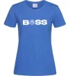 Женская футболка Volkswagen Boss Ярко-синий фото