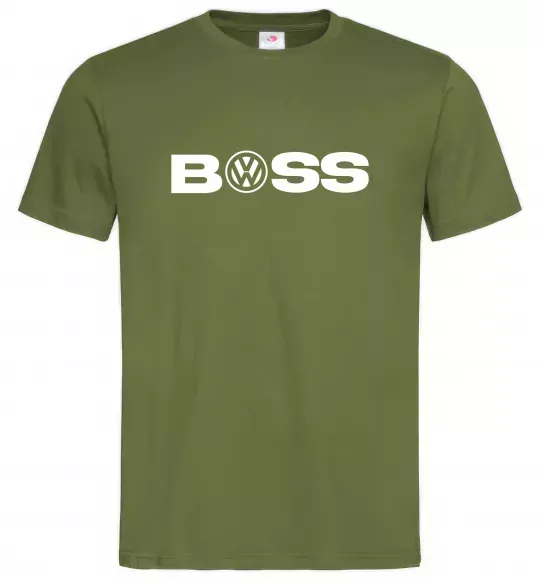 Мужская футболка Volkswagen Boss Оливковый фото