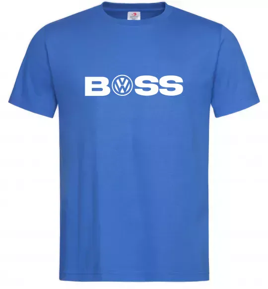 Мужская футболка Volkswagen Boss Ярко-синий фото