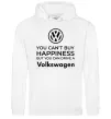 Мужская толстовка (худи) You can drive volkswagen Белый фото