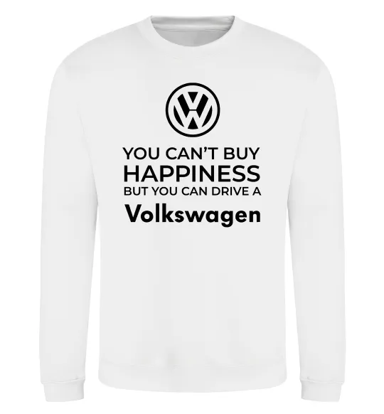 Свитшот You can drive volkswagen Белый фото