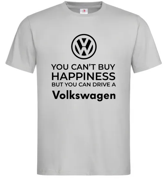 Чоловіча футболка You can drive volkswagen Сірий фото