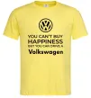 Чоловіча футболка You can drive volkswagen Лимонний фото