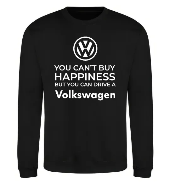 Свитшот You can drive volkswagen Черный фото