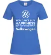 Женская футболка You can drive volkswagen Ярко-синий фото