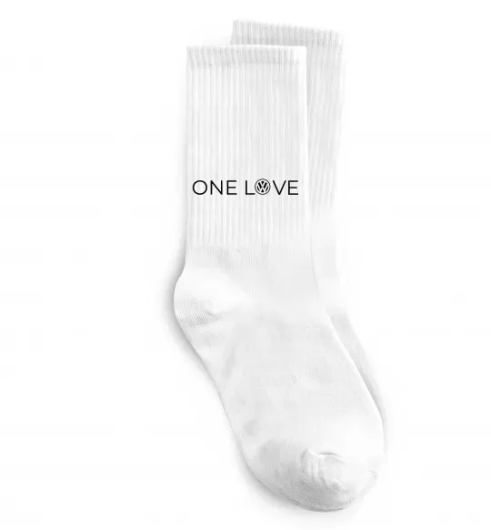 Носки Volkswagen one love Белый фото