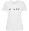 Жіноча футболка Volkswagen one love Білий фото