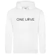 Мужская толстовка (худи) Volkswagen one love Белый фото