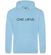 Чоловіча толстовка (худі) Volkswagen one love Блакитний фото