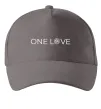 Кепка Volkswagen one love Сірий фото