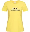 Женская футболка I <3 Volkswagen Лимонный фото