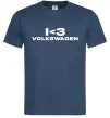 Чоловіча футболка I <3 Volkswagen Темно-синій фото