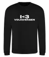 Свитшот I <3 Volkswagen Черный фото