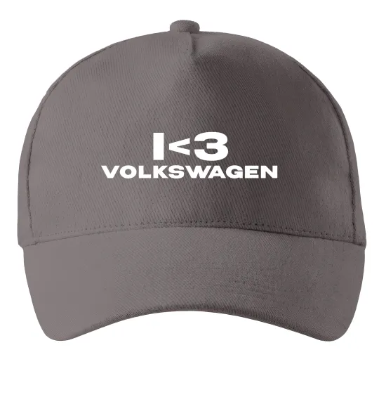 Кепка I <3 Volkswagen Серый фото