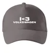 Кепка I <3 Volkswagen Серый фото