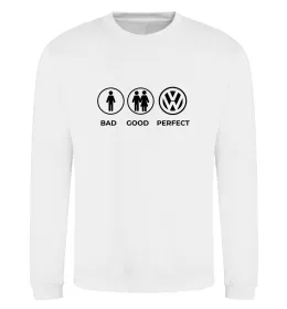 Свитшот Bad Good Volkswagen Белый фото