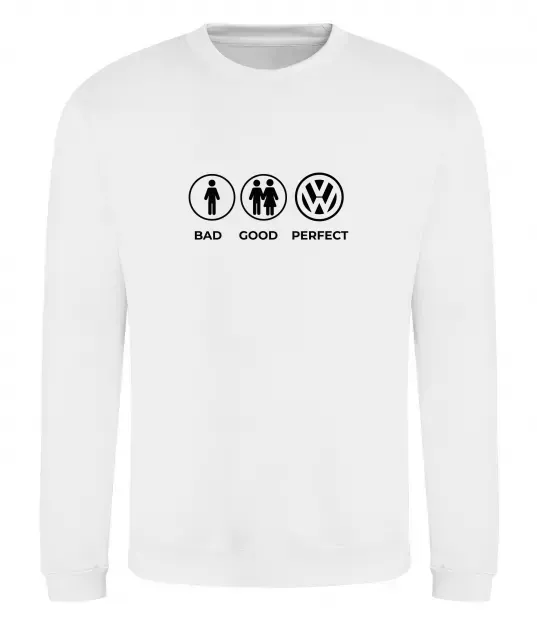 Свитшот Bad Good Volkswagen Белый фото