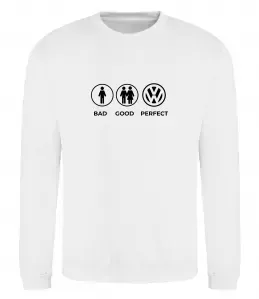 Свитшот Bad Good Volkswagen Белый фото