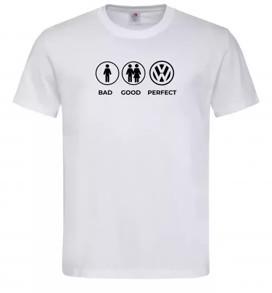 Чоловіча футболка Bad Good Volkswagen Білий фото