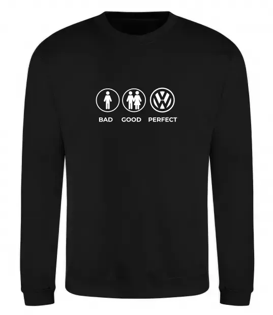 Свитшот Bad Good Volkswagen Черный фото