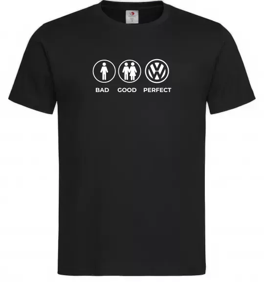 Чоловіча футболка Bad Good Volkswagen Чорний фото