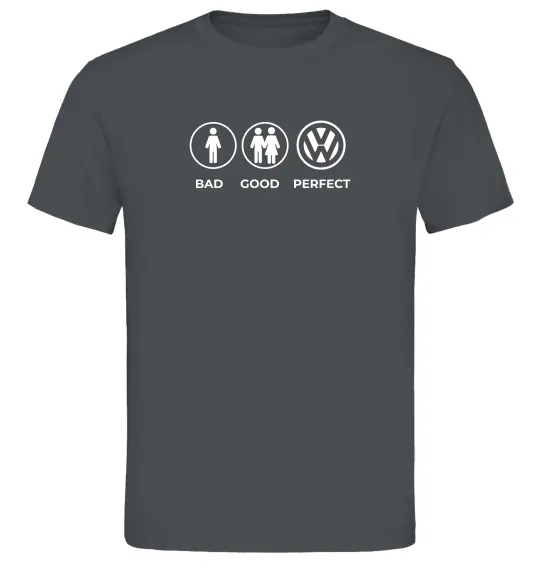 Чоловіча футболка Bad Good Volkswagen Графіт фото