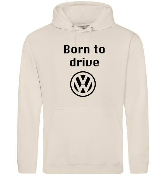 Мужская толстовка (худи) Born to drive Volkswagen Таш фото