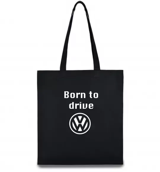 Эко-сумка Born to drive Volkswagen Черный фото