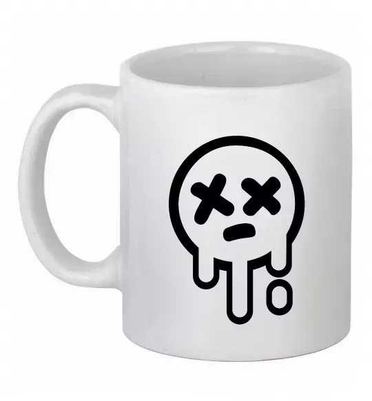 Чашка керамічна Brawl stars smile Білий фото