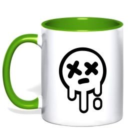 Чашка з кольоровою ручкою Brawl stars smile