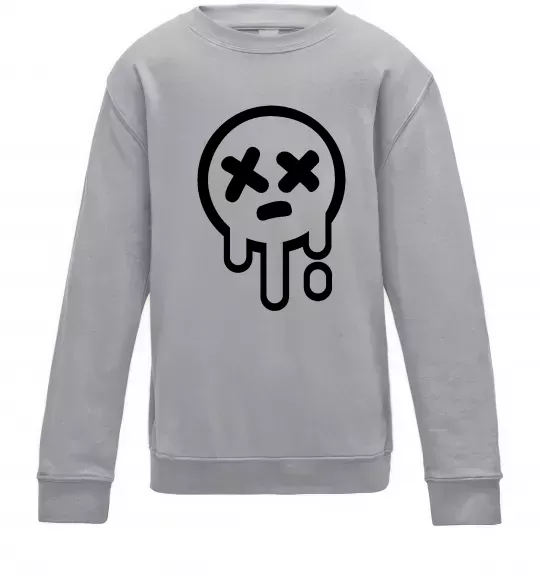 Дитячий світшот Brawl stars smile Сірий меланж фото