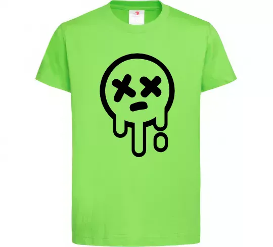 Дитяча футболка Brawl stars smile Лаймовий фото