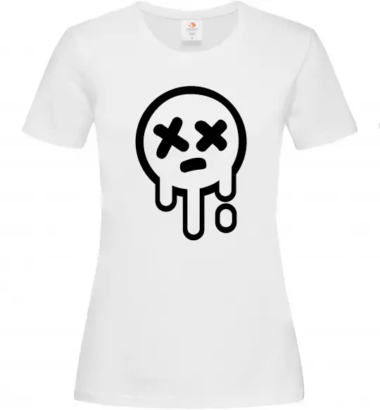 Жіноча футболка Brawl stars smile Білий фото