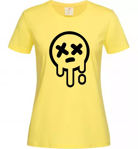 Жіноча футболка Brawl stars smile Лимонний фото